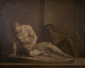 The Dying Gaul In An Interior — Louis Gabriel Blanchet