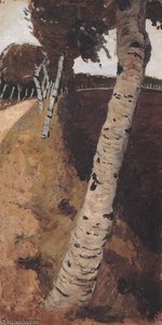 Landscape With Birches — Paula Modersohn-becker