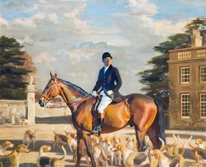 Mayor E. Shackle, Caza De Granjeros De Buckinghamshire — Sir Alfred James Munnings