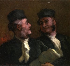 The Lawyers — Honoré Daumier