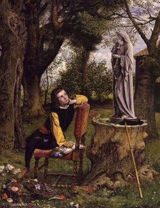 Titian Preparing To Make His First Essay In Colouring — William Dyce