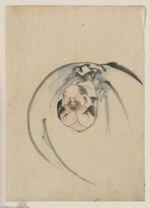 Hotei, The God Of Good Fortune, One Of The Seven Lucky Gods — Katsushika Hokusai