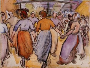 La Ronde — Camille Pissarro