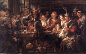 The Bean King — Jacob Jordaens