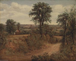 Lane Near Dedham — John Constable, Romanticism