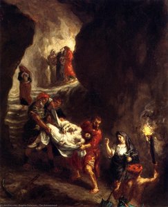 The Entombment — Eugène Delacroix, Romanticism