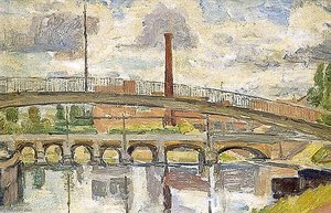 The Bridge At Auxerre, France — Vanessa Bell