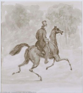 Man On Trotting Horse — Constantin Guys