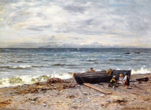 At Play On The Shore — Joseph Henderson