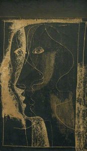 1933 (study Of A Head) — Ben Nicholson Om