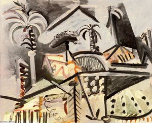 Landscape 3 — Pablo Picasso, Cubist Landscape