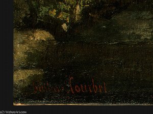La Grotte De La Loue, Detalj 2, Ng Washington — Gustave Courbet