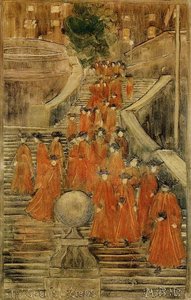 The Spanish Steps — Maurice Brazil Prendergast