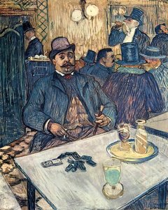 Monsieur Boleau In A Cafe — Henri De Toulouse-lautrec