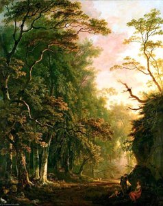 Der Weg Zum Norbury Park — George Barrett Der Ältere, Romantic Landscape Painting