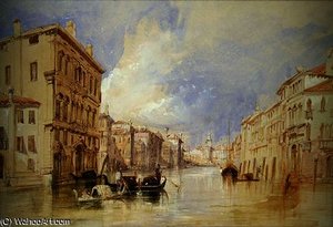 Shipping Off The Venetian Lagoon — Thomas Bush Hardy