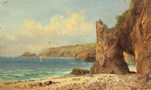 A Beach With Red Cliffs — Charles Paget Wade