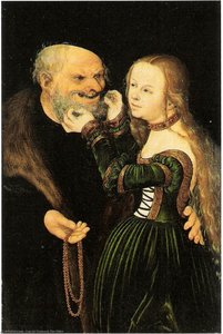 The Old Man In Love — Lucas Cranach The Elder
