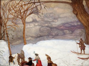 Winter Fun — Boris Dmitrievich Grigoriev