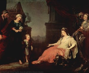 Moses Brought Before Pharaoh's Daughter — William Hogarth, Classical Antiquity