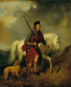 Highland Gillie And His Pony — Sir William Allan, Romanticism