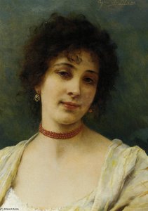 Elegant Lady — Eugen Von Blaas