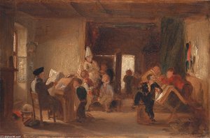 A Study Of 'the Schoolroom' — Thomas George Webster