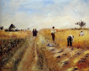 The Harvesters — Pierre-auguste Renoir, Impressionism