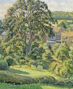 A Garden At Uley, Gloucestershire — Donald Ewart Milner