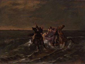 Esquisse pour La Fuite du roi Gradlon