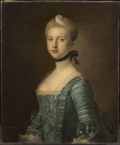 Miss C. Walpole, Afterwards Countess Dysart (one Of Pair) — Фрэнсис Коутс