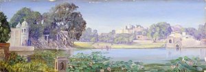 Vista De Pushkar O Pokur, Noroeste De La India — Marianne North