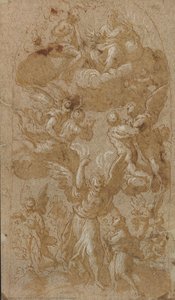 Angels, Guardian Angel — Jacopo Palma Il Giovane, Mannerism