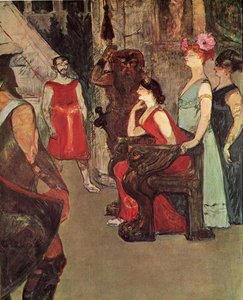Messalina Seated — Henri De Toulouse-lautrec, Post-impressionism