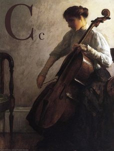 The Cellist — Joseph Rodefer Decamp