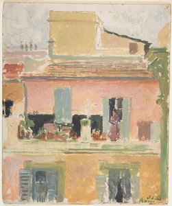 Terrace Of A Building In Rome — Jacques-émile Blanche