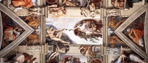 Die Decke (detail) — Michelangelo Buonarroti