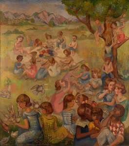 Children At Play And Sport I — Moses Soyer