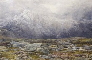 Llyn Idwal, A Snow Storm — Thomas Collier