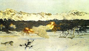 The Punishment Of The Voluptuaries (also Known As Il Castigo Delle Lussuriose) — Giovanni Segantini