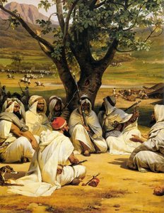Arab Chieftains In Council (the Negotiator) — Emil Žan Oras Vernet, Romanticism