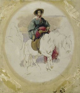 Queen Victoria On A Highland Pony — Sir Edwin Henry Landseer, Victorian