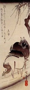 Willow And Horses — Ando Hiroshige
