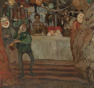 Circus – In Front Of The Little Theatre — Witold Wojtkiewicz