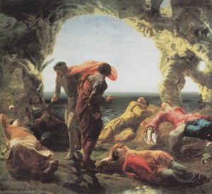A Scene From The Tempest — Paul Falconer Poole