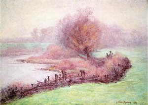 A Misty Morning On The Mississinewa — John Ottis Adams