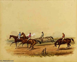 The Start Of The Race — Samuel Henry Gordon Alken