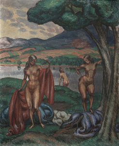 Women Bathing — Jozsef Pechan