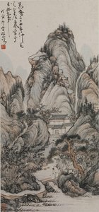 Landscape In The Style Of Zhan Jingfeng — Li Yanshan, Traditional Chinese Painting