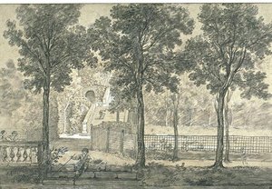 View Of The Arcueil Park 2 — Jean-baptiste Oudry